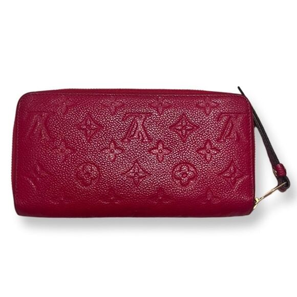 Louis Vuitton Red Empirente Long Zippy Wallet - Picture 2 of 10